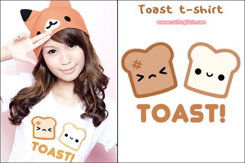 TOAST可愛t恤衫圖案設(shè)計